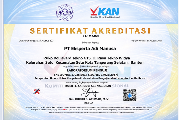 Sertifikat ISO 17025 KAN